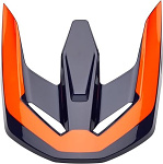 Náhradní kšilt helmy FOX V1 Visor Nitro Flo Orange 2024