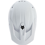 Náhradní kšilt helmy FOX V1 Visor Solid Matte White 2024 / 2025