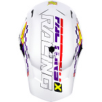 Náhradní kšilt helmy FXR Clutch Race Div Helmet Visor White Purple Red 2026