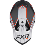 Náhradní kšilt helmy FXR Helium MX Carbon Helmet Visor Orange Silver 2026