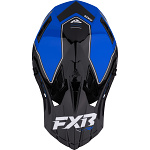 Náhradní kšilt helmy FXR Helium MX Helmet Visor Blue White 2026