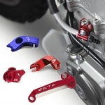 Opěrka spojkového lanka ZETA Clutch Cable Guide Honda CRF450R 02-08 červená