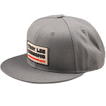 Pánská čepice TroyLeeDesigns Factory Flat Bill SnapBack Hat Smoke Blue
