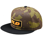 Pánská čepice TroyLeeDesigns Fade Out Flat Bill SnapBack Hat Olive Camo
