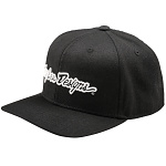 Pánská čepice TroyLeeDesigns Signature Curved SnapBack Hat Black