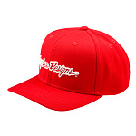 Pánská čepice TroyLeeDesigns Signature Curved SnapBack Hat Team Red