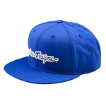 Pánská čepice TroyLeeDesigns Signature Flat Bill SnapBack Hat Blue