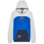 Pánská mikina FOX Fracture Paneled Pullover Fleece Steel Grey