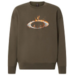 Pánská mikina Oakley Mtl Solar Rail Crew Sweatshirt New Dark Brush