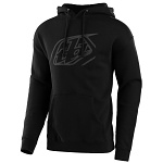 Pánská mikina TroyLeeDesigns Cropped Badge Pullover Hoodie Black Reflective