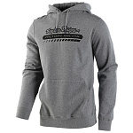 Pánská mikina TroyLeeDesigns Factory Racing Pullover Hoodie Heather Gray