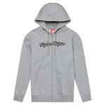 Pánská mikina TroyLeeDesigns Signature Zip Up Hoodie Gray Heather