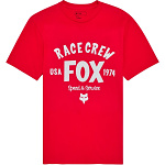 Pánské tričko FOX Slogan SS Prem Tee Flame Red