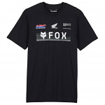 Pánské tričko FOX X Honda Prem SS Tee Black