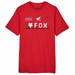 Pánské tričko FOX X Honda Prem SS Tee Flame Red