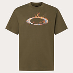 Pánské tričko Oakley Mtl Solar Rail Tee New Dark Brush