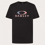 Pánské tričko Oakley O-Bark 2.0 Tee Black American Flag