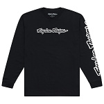 Pánské tričko s dlouhým rukávem TroyLeeDesigns Signature Long Sleeve Tee Black