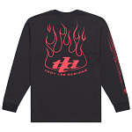 Pánské tričko s dlouhým rukávem TroyLeeDesigns Torched Sleeve Tee Carbon