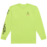 Pánské tričko s dlouhým rukávem TroyLeeDesignsPeace Out Long Sleeve Tee Glo Yellow