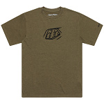 Pánské tričko TroyLeeDesigns Badge Short Sleeve Tee Olive Heather