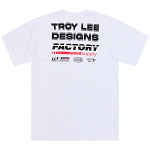 Pánské tričko TroyLeeDesigns Factory Short Sleeve Tee White