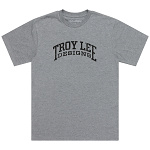 Pánské tričko TroyLeeDesigns Scholar Short Sleeve Tee Gray Heather