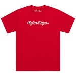 Pánské tričko TroyLeeDesigns Signature Short Sleeve Tee Team Red