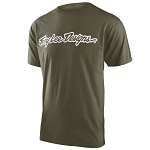 Pánské tričko TroyLeeDesigns Signature Tee Military Green