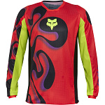 Pánský MX dres FOX 180 Emotion Jersey Flo Red 2025