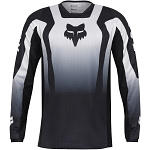 Pánský MX dres FOX 180 Lean Jersey Black White 2025