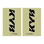 Polep na vidlice BlackBird Upper Fork Decal KYB Black