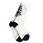 Ponožky Leatt Promo Socks Skull White