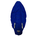 Potah sedla BudRacing Seat Cover FullTraction Honda CRF450R 21-25 CRF250R 22-25 Blue BUD logo