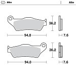 Přední brzdové destičky MotoMaster Brake Pads Front Nitro 930-21 Brembo pro KTM GasGas HQ