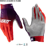 Rukavice Leatt Moto 2.5 X-Flow Glove SunBurn 2025