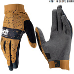 Rukavice na kolo Leatt MTB 1.0 GripR Glove Rust 2025