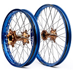 Sada kol HaanWheels Husqvarna TC FC KTM SX SXF 23-.. Excel Blue 21x1,6+19x2,15 / Mag Hub