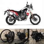 Sada kol HaanWheels pro Yamaha XTZ 700 Tenere - Excel Black 21x1,85 + 18x2,50 / Black Hub