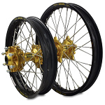 Sada kol HaanWheels Yamaha XTZ 700 Tenere - Excel Black 21x1,85 + 18x2,50 / Gold Hub