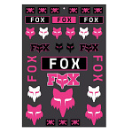 Sada nálepek FOX Legacy Track Sticker Pack Pink