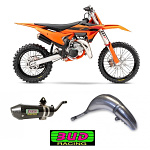 Výfuk a koncovka BUD Racing Pipe + Silencer KTM SX85 Husqvarna TC85 GasGas MC85 25-..