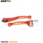 Výklopné páčky RFX Flexi Levers KTM 125+150+200 14-16 Husqvarna Brembo + Magura Orange