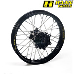 Zadní kolo HaanWheels Rear Wheel KTM Adv 790 890 Excel Black 18x2,5 Black Hub Silver Spokes