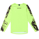 Zateplený dres na kolo TroyLeeDesigns Skyline CHILL LS Jersey Rockslide Glo Yellow