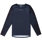 Zateplený dres na kolo TroyLeeDesigns Skyline CHILL LS Jersey Rockslide Obsidian