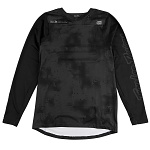 Zateplený dres na kolo TroyLeeDesigns Skyline CHILL LS Jersey Scattered Carbon